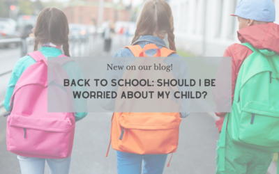 Back to school: Should I be worried about my child?